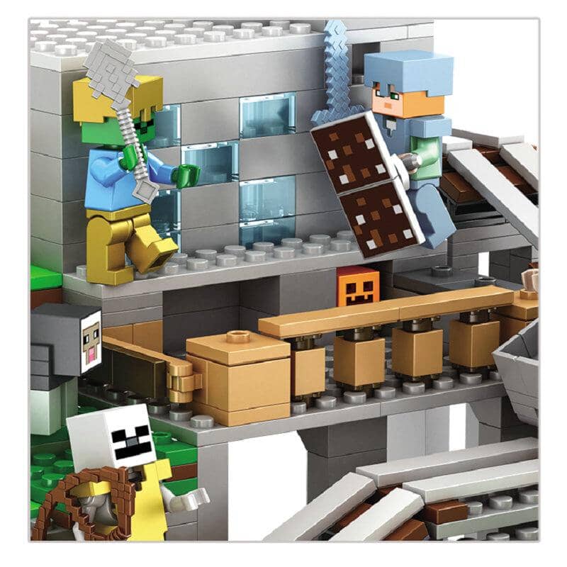 Bloco de Montar Minecraft - Modelo Caverna da Montanha Siren Store